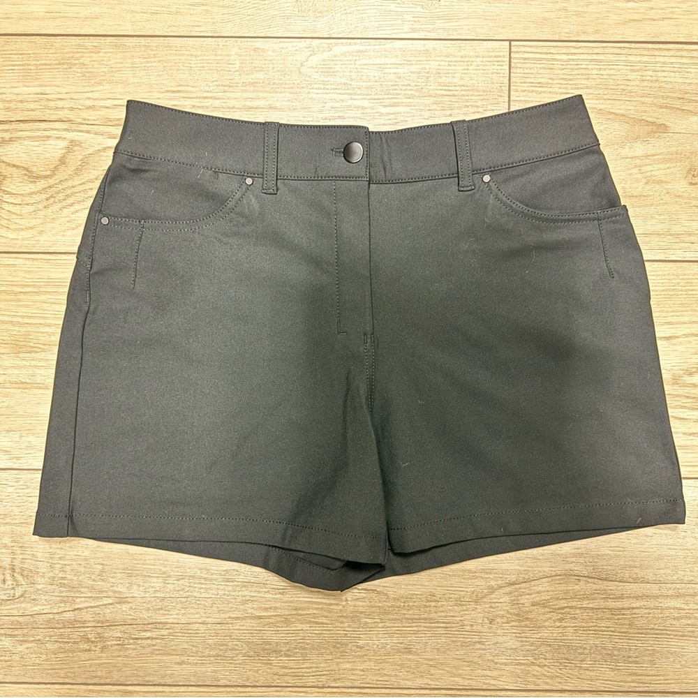 Lululemon City Sleek 5 Pocket High-Rise 4” short, Black, 29